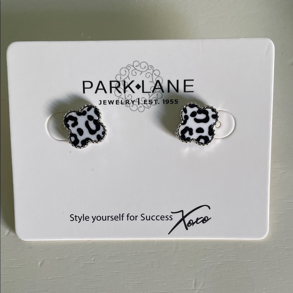 Park Lane Black and White Earrings